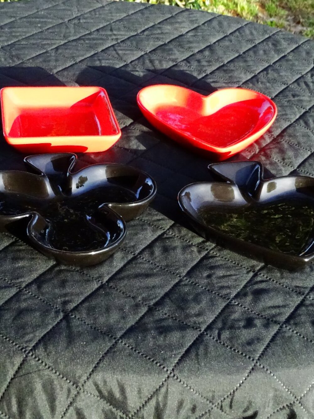 Godinger 4 of a Kind Snack Plates Set